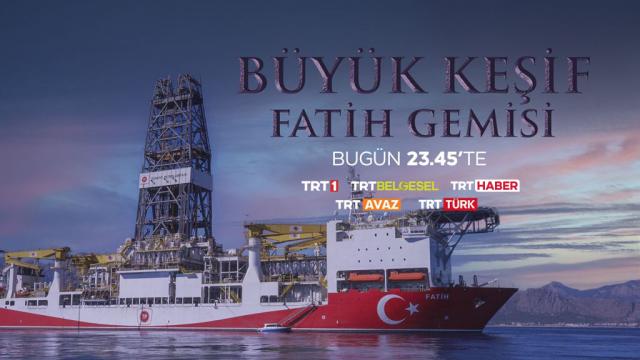 TRT’den özel belgesel: Büyük Keşif: Fatih Gemisi