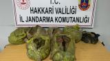 Hakkari'de 49 kilo 918 gram esrar ele geçirildi