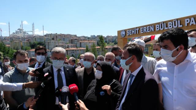 Üsküdarda şehit Eren Bülbülün isminin verildiği park açıldı