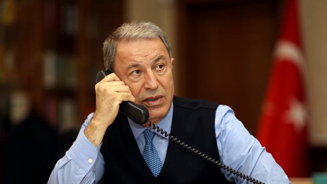 Bakan Akar ABDli mevkidaşı ile görüştü
