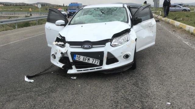 Sivasta trafik kazası: 1 yaralı