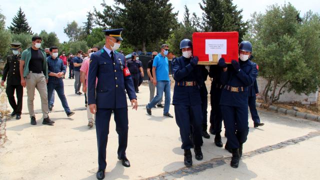 Muğlada vefat eden Kıbrıs gazisi son yolculuğuna uğurlandı