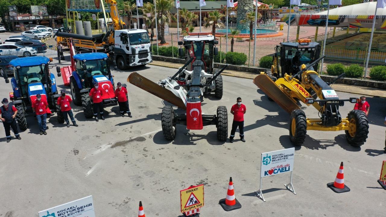 Kocaeli'de "Büyükşehir Acil Tamir Takımı" göreve başladı