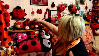 Dünyanın en büyük uğur böceği temalı eşya koleksiyonu