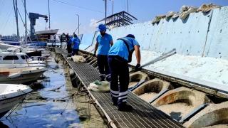 İstanbul'da müsilaj temizleme çalışmaları sürüyor