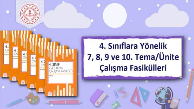 MEBden 4. sınıflar için yardımcı fasiküller