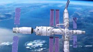 Çin'in uzay mekiği istasyona kenetlendi