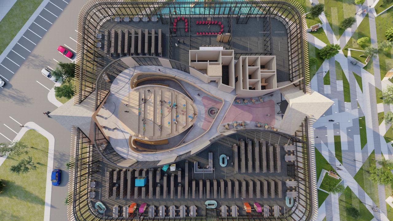 Kayseri'deki Recep Tayyip Erdoğan Millet Bahçesi'ne 5 bin 500 metrekarelik kütüphane yapılacak