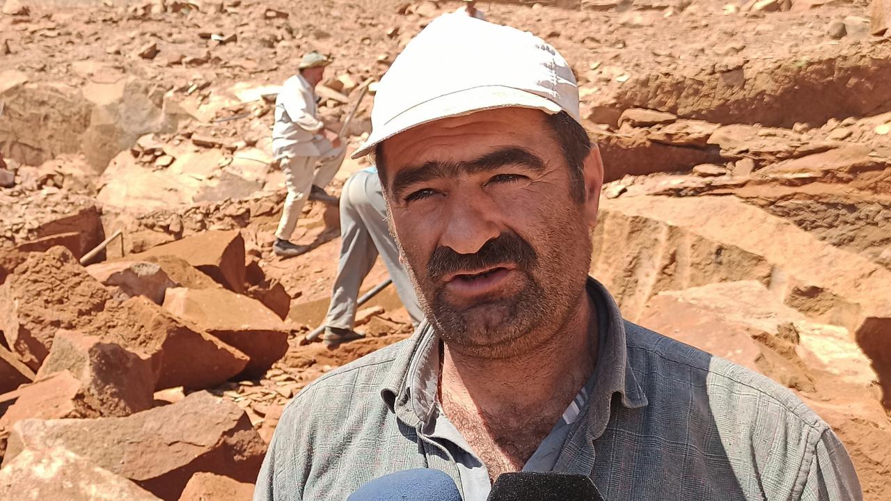 “Ekmeğimizi gerçek anlamda taştan çıkarıyoruz”