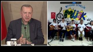 Cumhurbaşkanı Erdoğan gençlerle buluştu
