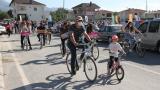 Kayseri'de babalar ve çocukları bisiklet turu etkinliğine katıldı