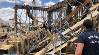 Polatlı'da inşaatta göçük: 1 ölü, 2 yaralı