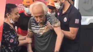 Kaybolan yaşlı adam ile kızının duygusal buluşması