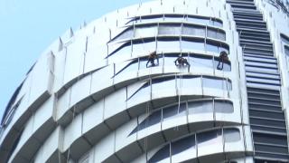 Çamlıca Kulesi'nin temizliği 12 profesyonel dağcıya emanet