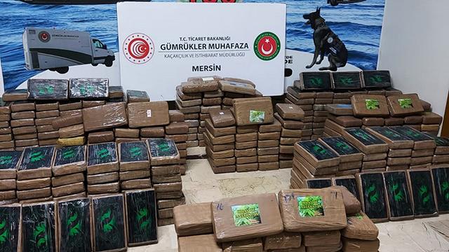 Mersin Limanında 463 kilogram kokain ele geçirildi