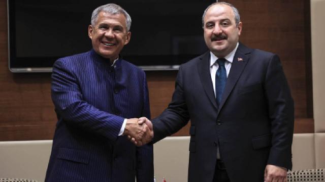 Bakan Varank, Tataristan Cumhurbaşkanı ile görüştü