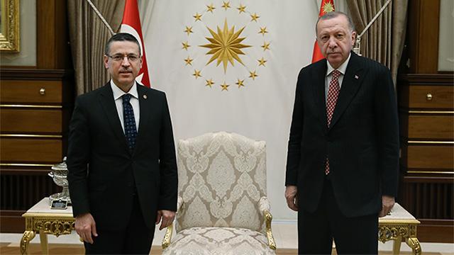 Cumhurbaşkanı Erdoğan, Sayıştay Başkanı Başı kabul etti