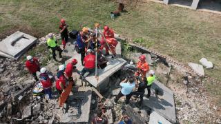 Deprem tatbikatı gerçeği aratmadı