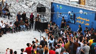 Filistin'de 'Enkaz Arasında Müzik'