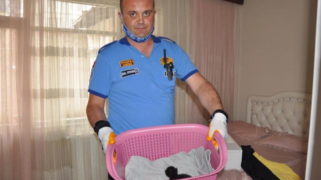 Anne kedi ve yavruları itfaiye tarafından kurtarıldı.