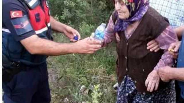 Karabükte kaybolan 87 yaşındaki alzaymır hastası kadını jandarma buldu