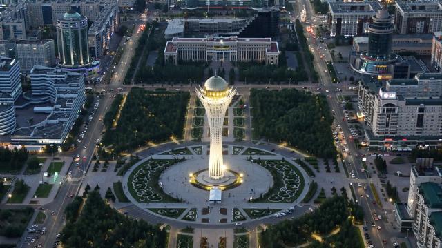 Kazakistan bağımsızlık günü için hazırlanıyor