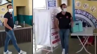 Otogarda ilginç aşı daveti