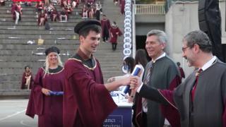 Uğur Şahin ve Özlem Türeci mezunlara tavsiyelerde bulundu