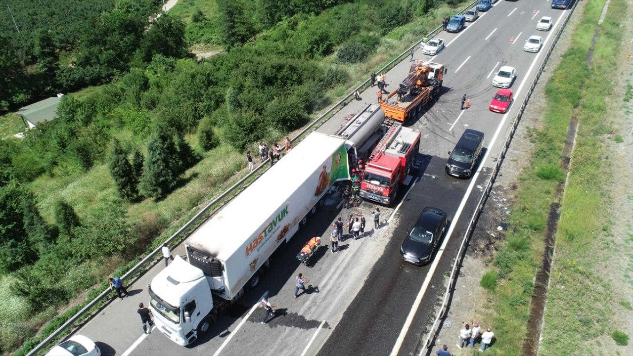 Anadolu Otoyolu'nda feci kaza: 1 ölü