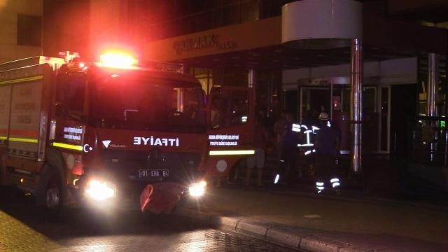 Adanada iş yeri yangını