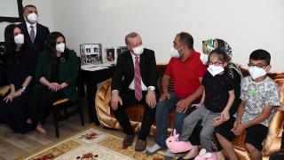 Cumhurbaşkanı Erdoğan, Sincan'da Ürün ailesine konuk oldu