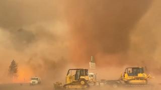 ABD’de bu kez de "alev hortumu" görüldü