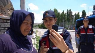 Anne ve asker oğlunun duygulandıran görüşmesi