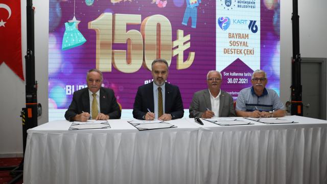 Bursada 15 bin çocuğa 150şer liralık bayram çeki verilecek