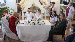 Gazi İbrahim Yüzer'in mutlu günü