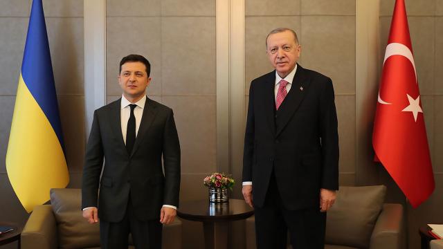 Cumhurbaşkanı Erdoğan Zelenski ile görüştü