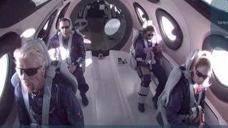 Virgin Galactic'in kurucusu Branson uzaya seyahat etti
