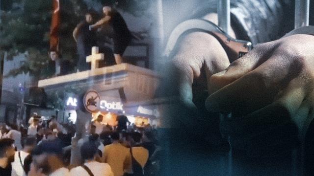 Kadıköyde kiliseye saygısızlık soruşturması: 3 gözaltı
