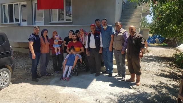 Suriyede yaralanan Piyade Uzman Çavuş Ahmet Karakuş, Afyonkarahisardaki babaevine getirildi