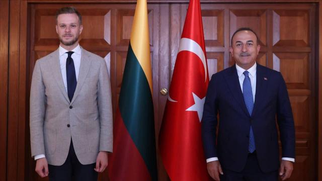 Bakan Çavuşoğlu, Litvanyalı mevkidaşı ile görüştü