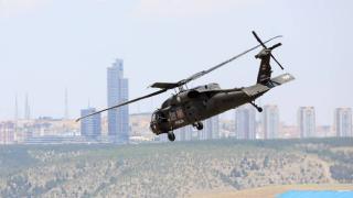 Gaziler helikopterle Ankara turu yaptı