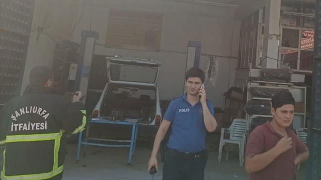 Şanlıurfada otomobilin LPG deposu patladı: 6 yaralı