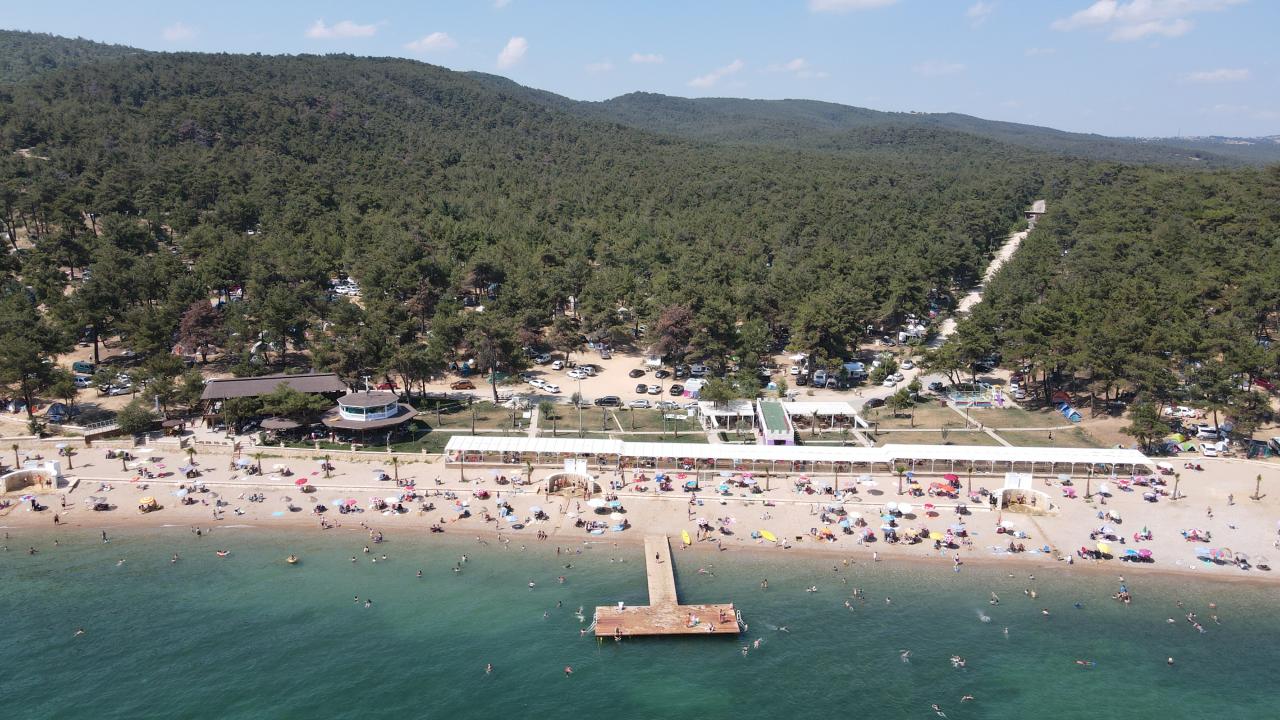 Özellikle komşu iller ve İstanbullulardan rağbet gören tabiat parkında, Kurban Bayramı hareketliliği yaşanıyor.