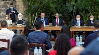 Cumhurbaşkanı Erdoğan KKTC'de gençlerle buluştu