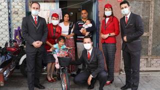 THY 100 çocuğun bisiklet hayalini gerçekleştirdi