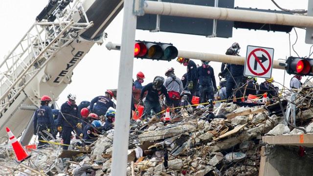 Miamide çöken binada arama çalışmaları sonlandırıldı
