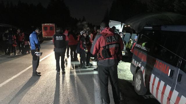 Ormanlık alanda kaybolan kadın için arama çalışması başlatıldı