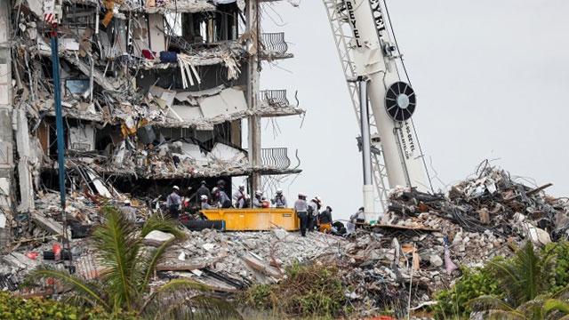 Miamide çöken binada ölü sayısı 98e yükseldi