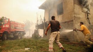 Antalya yangınından yürek yakan kareler