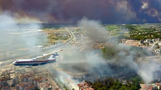 Antalya'da orman yangınına müdahale sürüyor